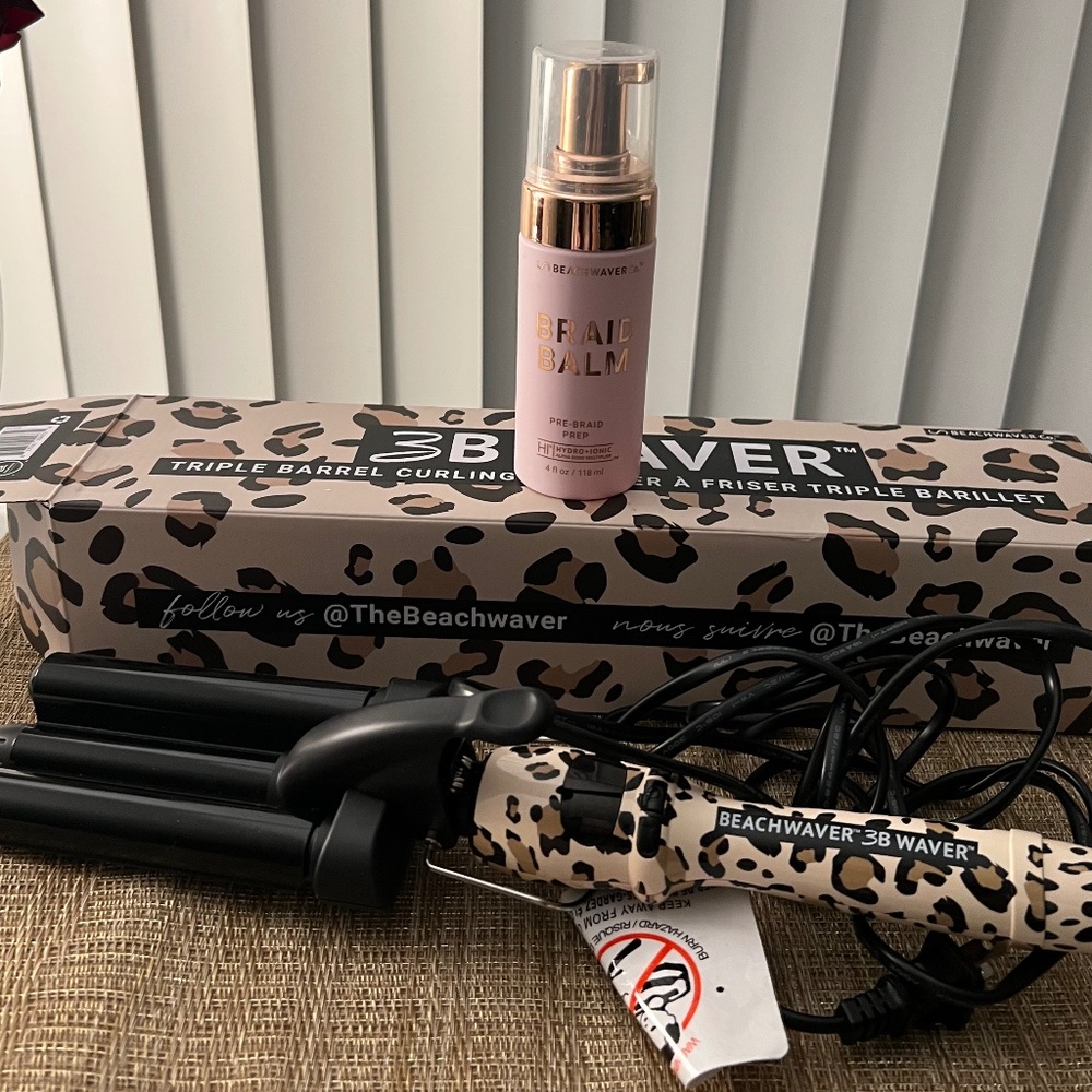 3B WAVER - CLASSIC CATWALK + FREE BRAID BALM The Beachwaver Co. with a